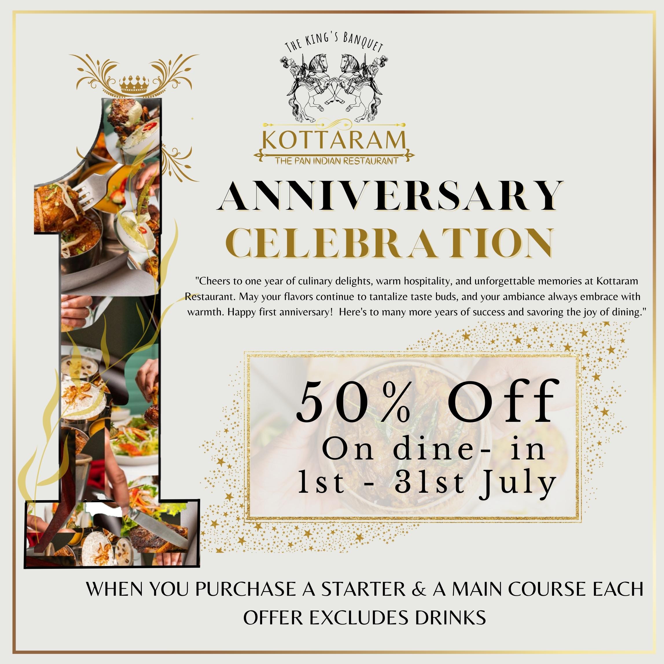 Celebrating 1year Of Kottaram Top Indian Restaurants In UK